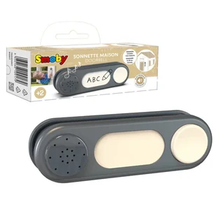 Smoby Elektroniczny Dzwonek Do Domków Ogrodowych Szary - Place zabaw - miniaturka - grafika 1