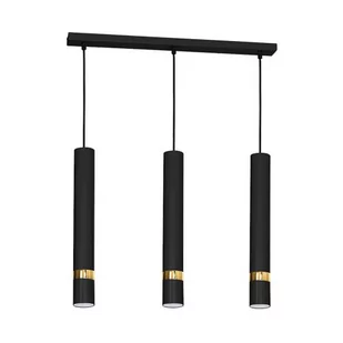 Milagro Lampa wisząca JOKER BLACK/GOLD 3xGU10 MLP6080 - Lampy sufitowe - miniaturka - grafika 1