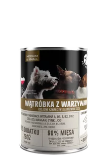 Pet Republic PetRepublic kawałki w sosie z wątróbką i warzywami 400g 56553-uniw - Mokra karma dla psów - miniaturka - grafika 1