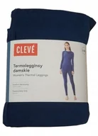 Legginsy - Legginsy termiczne damskie L/XL, NIEBIESKIE poliester/nowe bez opakowania - miniaturka - grafika 1