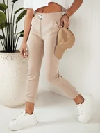 Spodnie damskie - Spodnie damskie dresowe DAVE beżowe Dstreet UY1813-XL/XXL - miniaturka - grafika 1