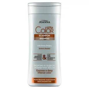Joanna Ultra Color System Szampon do włosów brązowych i kasztanowych 200ml - Szampony do włosów - miniaturka - grafika 1