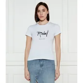 Koszulki i topy damskie - Patrizia Pepe T-shirt | Regular Fit - miniaturka - grafika 1