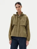 Kurtki damskie - Tommy Hilfiger Wiatrówka WW0WW46444 Khaki Relaxed Fit - miniaturka - grafika 1