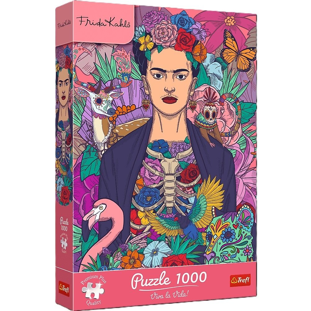 Puzzle, Trefl Premium Plus - Frida Kahlo: Kwitnąca dusza, 1000 el.
