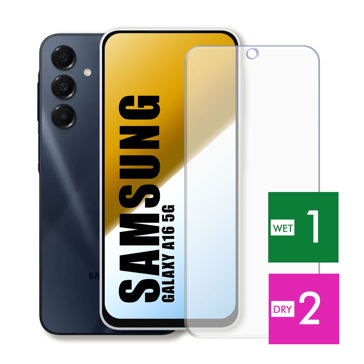 WZMOCNIONE SZKŁO DO SAMSUNG GALAXY A16 5G SZYBKA HARTOWANE 9H JAKOŚĆ