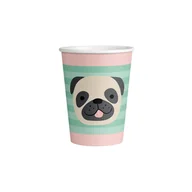 Dekoracje i nakrycia stołu na imprezę - Amscan, kubki Hello Pets, papierowe, 250 ml, 8 szt. - miniaturka - grafika 1