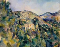 Plakaty - Galeria Plakatu, Plakat, View Of The Domaine Saint-Joseph, Paul Cézanne, 40x30 cm - miniaturka - grafika 1