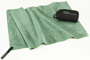 Cocoon Ręcznik szybkoschnący MICROFIBER TERRY TOWEL LIGHT kolor zielony - Akcesoria turystyczne - miniaturka - grafika 2