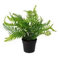 Sztuczne kwiaty - Paproć w doniczce 37 cm zielona - miniaturka - grafika 1