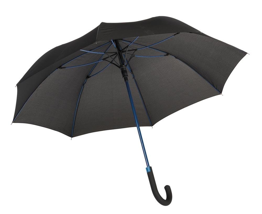 Automatyczny parasol KEMER CANCAN Czarny Niebieski - niebieski| czarny