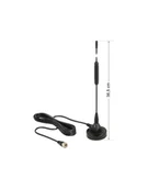 Anteny Wi Fi - Delock Antena DAB-Antenne SMB F 0dBi Standfu starr schwarz 12412 - miniaturka - grafika 1