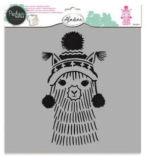 Aladine Szablon, Lama - Scrapbooking - miniaturka - grafika 1