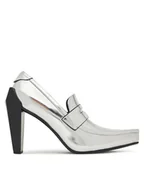 Półbuty damskie - United Nude Półbuty Gem Loafer Hi 1095514116 Srebrny - miniaturka - grafika 1