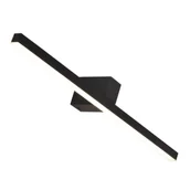 Lampy ścienne - Podłużny kinkiet ścienny Nevada LP-778/1W L BK Light Prestige LED 20W 4000K IP44 czarny - miniaturka - grafika 1