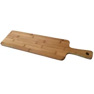 Deski do krojenia - Tadar Deska do Krojenia Długa Kuchenna Bambusowa Drewno z Uchwytem do Przystawek Rolady - miniaturka - grafika 1