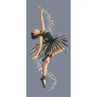 Pasmanteria - Haft krzyżykowy - Zestaw do haftu - Tajemnicza baletnica - miniaturka - grafika 1