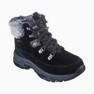 Botki damskie - Buty damskie SKECHERS Trego Snow Worries black - miniaturka - grafika 1