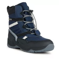 Buty dla chłopców - Śniegowce Geox J Sentiero Boy B Abx J26FSA 0FU50 C0832 D Navy/Lt Grey - miniaturka - grafika 1