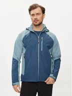 Odzież trekkingowa męska - CMP Kurtka przeciwdeszczowa 34Z5147 Niebieski Regular Fit - miniaturka - grafika 1