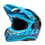 Kaski motocyklowe - Kask MX Bell Moto-10 Spherical NiebieskiM - miniaturka - grafika 1