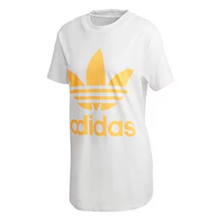 Koszule damskie - Adidas Damska koszula Big Trefoil Tee biały Weiß (Ororea) 28 DH3165 - grafika 1