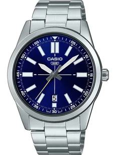 Zegarek ZEGAREK MĘSKI CASIO MTP-VD02D-2E (zd217a) + BOX - Zegarki męskie - miniaturka - grafika 1