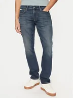 Spodnie męskie - Calvin Klein Jeans Jeansy J30J326518 Granatowy Slim Fit - miniaturka - grafika 1
