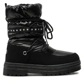 Buty dla dziewczynek - Śniegowce Leaf Sigtuna LSIGT201Q Czarny - miniaturka - grafika 1