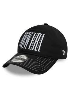 New Era Czapka z daszkiem Wordmark 9TWENTY 60595443 Czarny - Czapki męskie - miniaturka - grafika 1