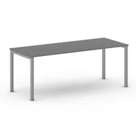 Stoły i stoliki do biura - B2B Partner Stół Square 2000 x 800 x 750 mm, antracyt 499184 - miniaturka - grafika 1