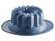 Formy do ciast - Coox Forma do babki z silikonu (Szaroniebieski) - miniaturka - grafika 1