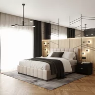 Łóżka - Łóżko tapicerowane 160x200 LEA z pojemnikiem na pościel kolor do wyboru [P] - miniaturka - grafika 1