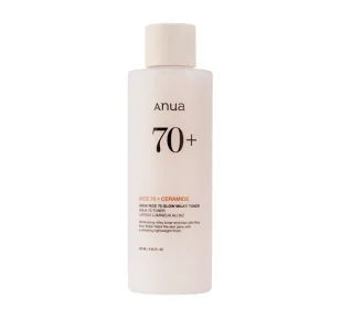 Anua Rice 70 Glow Milky Toner nawilżający tonik do twarzy 250ml - Toniki i hydrolaty do twarzy - miniaturka - grafika 1
