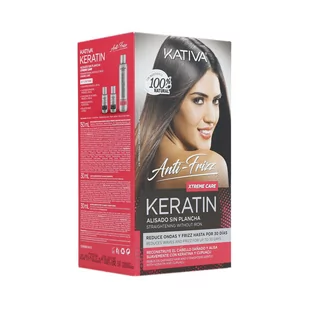 Kativa Kativa Keratin Xtreme Care Ochrona (czerwony) - Farby do włosów i szampony koloryzujące - miniaturka - grafika 1