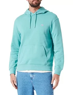 Lee Męska bluza z kapturem Plain Hoodie, Dusty Jade, L - Bluzy męskie - miniaturka - grafika 1