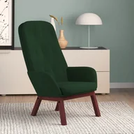 Fotele - Lumarko Fotel, ciemnozielony, obity aksamitem! - miniaturka - grafika 1