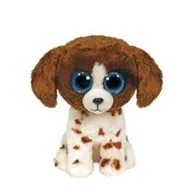 Maskotki i pluszaki - Ty Meteor Meteor Maskotka Beanie Boos Pies brązowo-biały - Muddles 15 cm 5_800211 - miniaturka - grafika 1