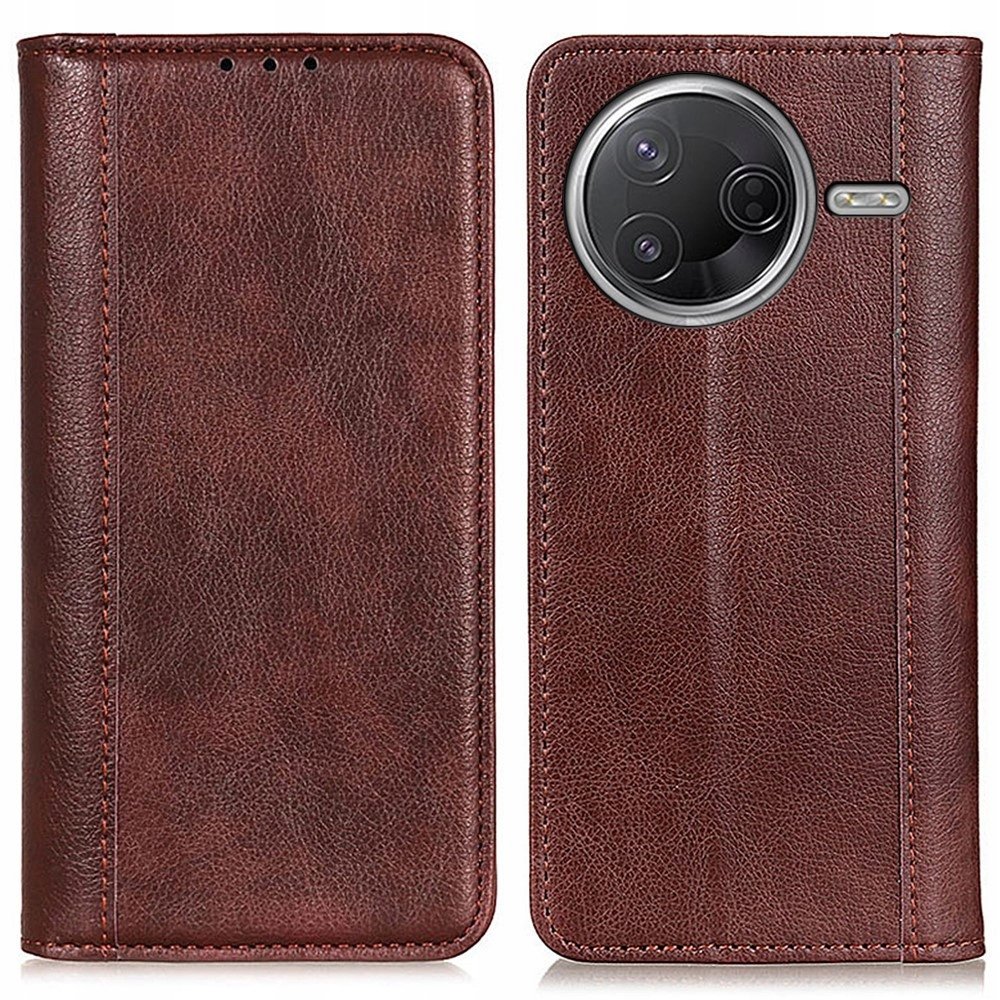 Skórzane Etui do Poco F7 Pro 5G, Portfel, Pokrowiec, Obudowa, Futerał