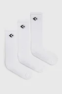 Skarpetki męskie - Converse skarpetki 3-pack męskie kolor biały - miniaturka - grafika 1