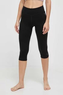 Spodnie sportowe damskie - Smartwool legginsy funkcyjne Classic Thermal Merino kolor czarny - grafika 1
