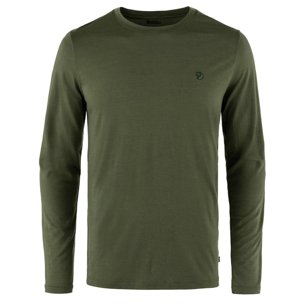 Koszulka męska Fjällräven Abisko Wool LS Laurel Green M