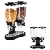 Inne urządzenia gastronomiczne - Royal Catering Dozownik do płatków - 2 x 3 litry RCCS-6L/2 RCCS-6L/2 - miniaturka - grafika 1