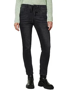 Street One Damskie spodnie jeansowe A375888 Loose, thermoknit Black wash, W28/L30, Thermoknit Black Wash, 28W / 30L - Spodnie damskie - miniaturka - grafika 1