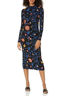Desigual Sukienka damska, niebieski, XL - Sukienki - miniaturka - grafika 1