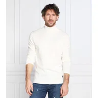 Swetry męskie - Karl Lagerfeld Golf | Slim Fit | z dodatkiem wełny - miniaturka - grafika 1