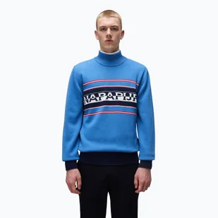 Sweter męski Napapijri D-Sardona blue sapphire - Swetry męskie - miniaturka - grafika 1