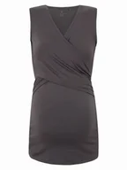 Bluzki damskie - Damska bluzka do karmienia szara Bellybutton Maternity, r.XS - miniaturka - grafika 1