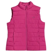 Kurtki i kamizelki sportowe damskie - Kamizelka damska 4F Vest Jacket F218 Rozmiar: XL / Kolor: różowy - miniaturka - grafika 1