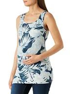 Koszulki i topy damskie - Noppies Damski tanktop Nursing Sleeveless All Print Newbury T-Shirt, Blue Graphite - P334, 36 - miniaturka - grafika 1